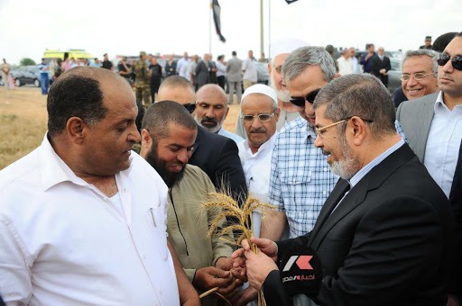 جهود الرئيس مرسي في الاكتفاء الذاتي من القمح